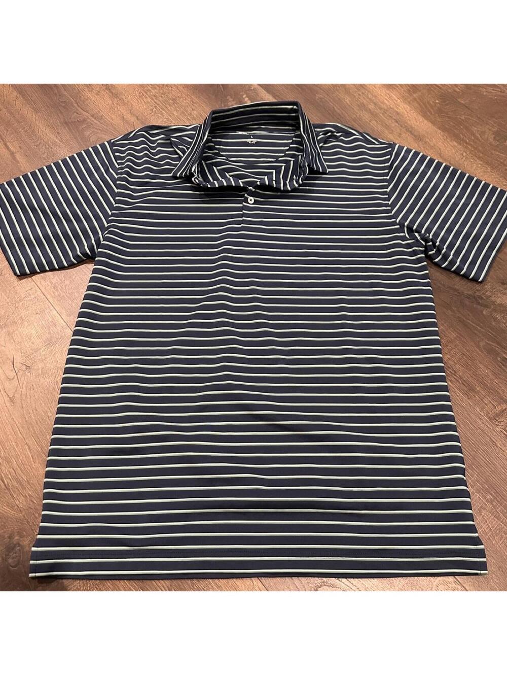 Onward Reserve Men's Navy and Blue Polo-shirt